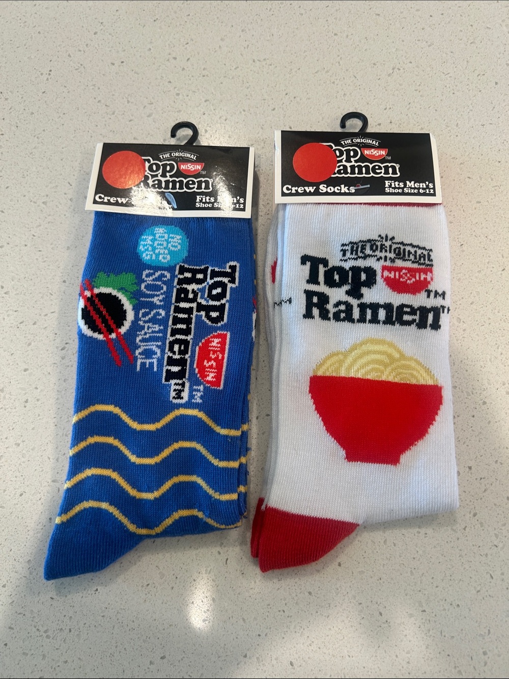 Men’s Crew Socks - Top Ramen - 2 Pack